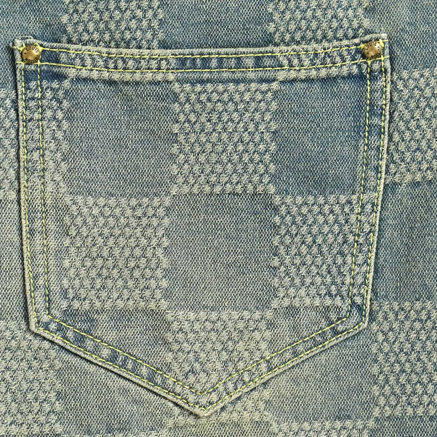 Louis Vuitton/Louis Vuitton checkerboard jeans